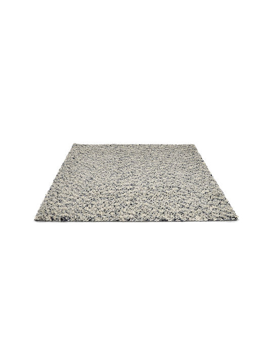 Brink & Campman Shade Low Rug Rectangular Wool White Blue