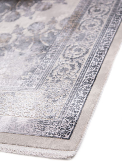 Royal Carpet Bamboo Silk 8098a Χαλί Ορθογώνιο Μεταξένιο L.Grey D.Beige 160x230cm