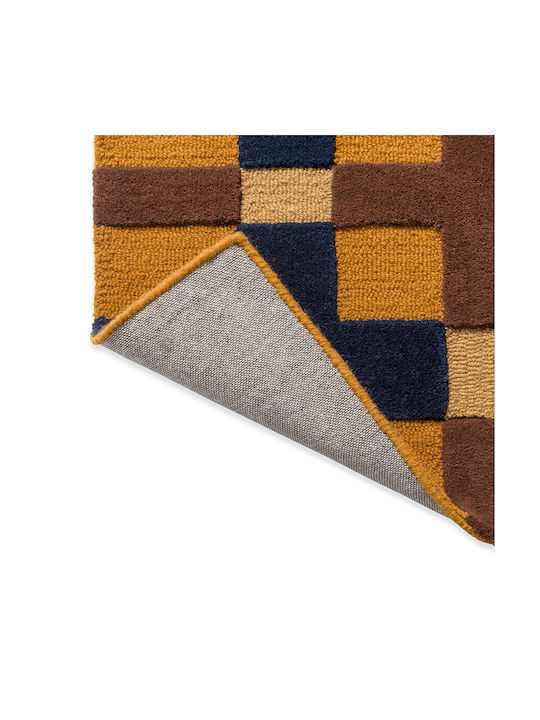 Brink & Campman Decor Milano Covor Rectangular Din lână Golden Ochre Blue