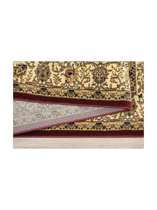 Newplan Persia 1533 Teppich Rechteckig Synthetisch,Polyester/Cotton/Leather mit Fransen Burgundy