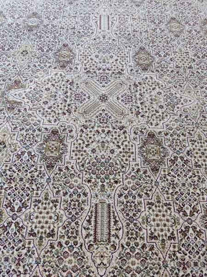 Klonaras Silk 1335/z Μεταξένιο 200x285cm Cream Red