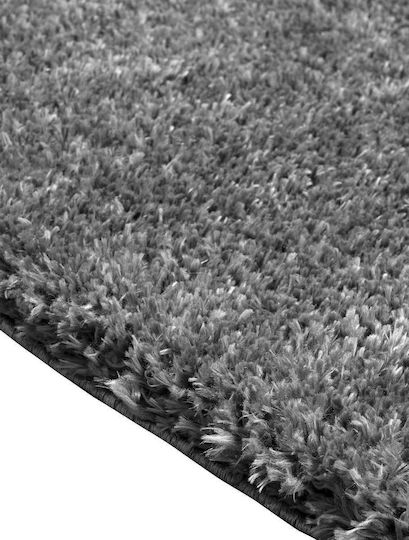 Madi Shade Covor Rectangular Shaggy Gri închis