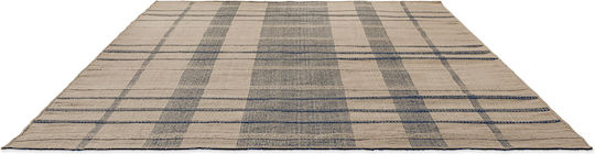 Brink & Campman Zona Check Handgefertigt Teppich Außenbereich Rechteckig Synthetisch,Polyester/Cotton/Leather Denim