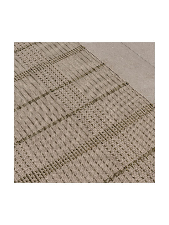 Brink & Campman Zona Stitch Handgefertigt Teppich Außenbereich Rechteckig Synthetisch,Polyester/Cotton/Leather Olive