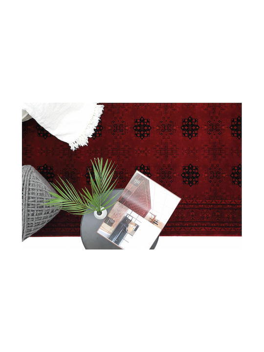 Royal Carpet Afgan 8127A Teppich Rechteckig Synthetisch,Polyester/Cotton/Leather D.red