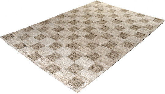Tzikas Carpets 68081 Teppich Rechteckig Synthetisch,Polyester/Cotton/Leather Brown