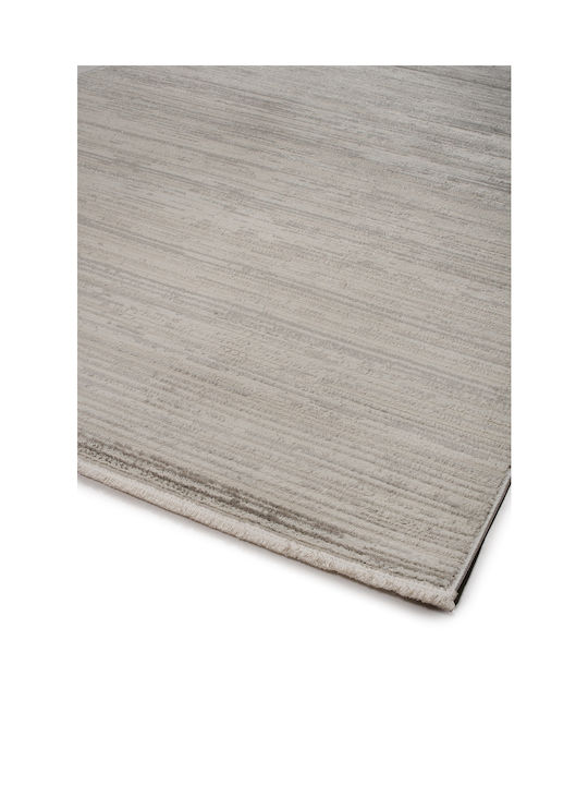 Viokarpet Savoir Fu48a Teppich Rechteckig Synthetisch,Polyester/Cotton/Leather Cream - L Grey