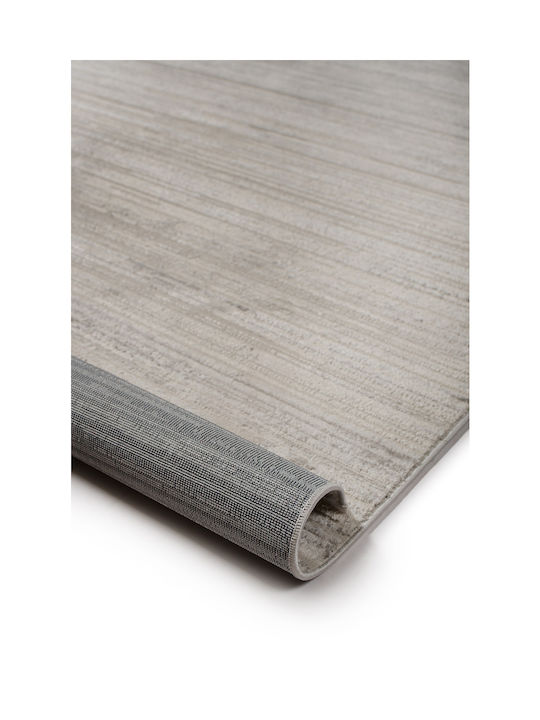 Viokarpet Savoir Fu48a Teppich Rechteckig Synthetisch,Polyester/Cotton/Leather Cream - L Grey