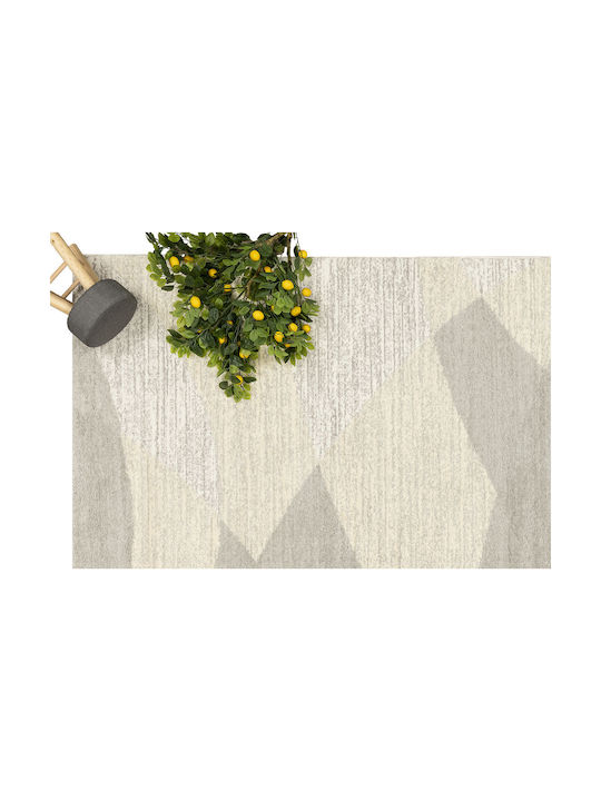 Newplan Bellini 40001a Teppich Rechteckig Synthetisch,Polyester/Cotton/Leather Beige-ecru