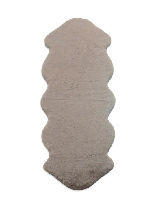 Newplan Puffy Fc5 Anti-slip Rug Rectangular Furry Taupe
