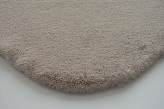 Newplan Puffy Fc5 Anti-slip Rug Rectangular Furry Brown