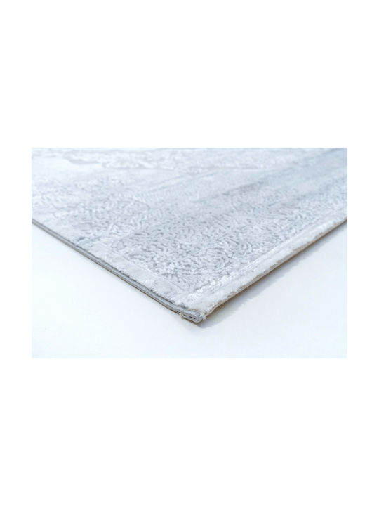 Ezzo Firenze D076ay9 Teppich Rechteckig Synthetisch,Polyester/Cotton/Leather Grey
