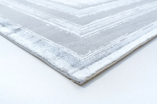 Ezzo Firenze D077by9 Teppich Rechteckig Synthetisch,Polyester/Cotton/Leather Grey