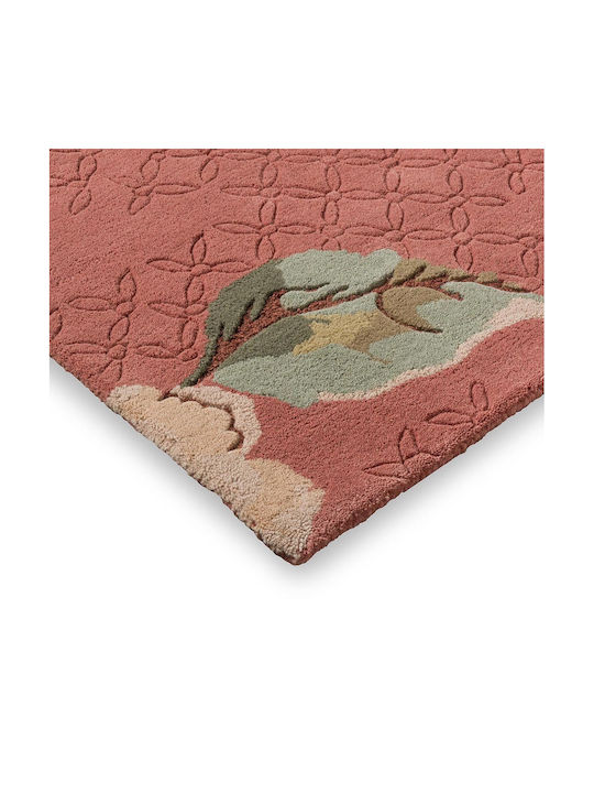 Laura Ashley Aylworth Trail Handmade Rug Rectangular Orange