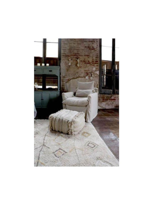 Lorena Canals Morocco Kaarol Handgefertigt Synthetisch,Polyester/Cotton/Leather Natural