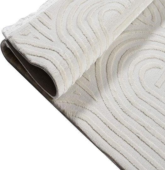 Balsan Platinum 8374 Teppich Rechteckig Synthetisch,Polyester/Cotton/Leather Beige