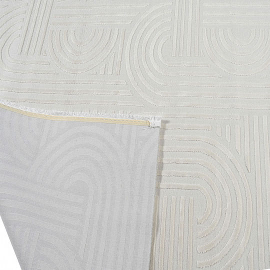 Balsan Platinum 8374 Teppich Rechteckig Synthetisch,Polyester/Cotton/Leather Beige