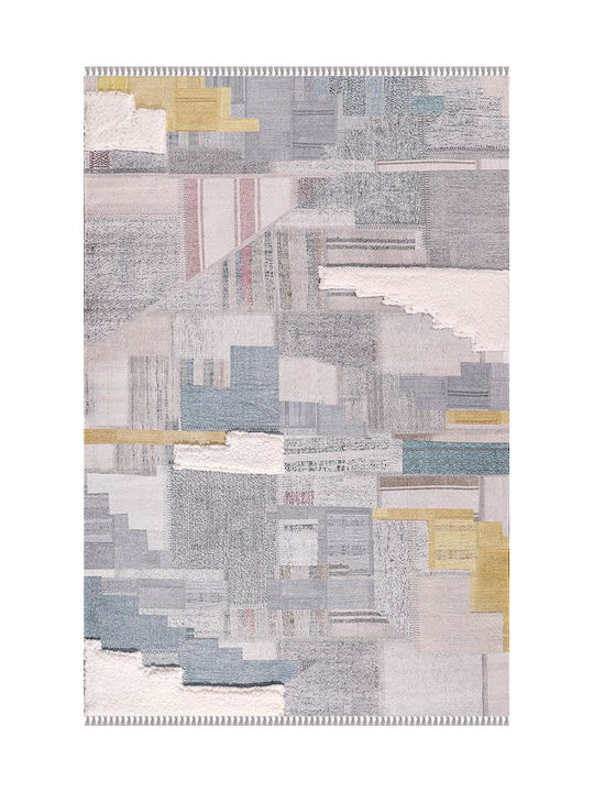 Newplan Kilim 5560 Χειροποίητο Χαλί Ορθογώνιο με Κρόσια Γκρι 120x180cm