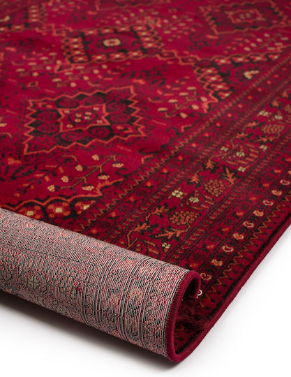 Biokarpet Mauri 02269a Burgundischer Wohnzimmer Teppich 160x230