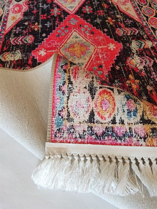 Klonaras 9033 Αντιολισθητικό Χαλί Ορθογώνιο με Κρόσια Chenille New Vintage 140x200cm
