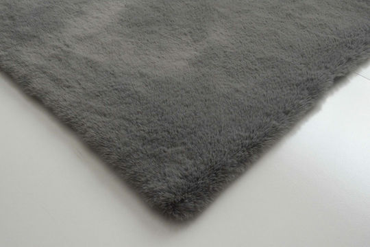 Newplan Puffy Rutschfest Zottelig Pelzige FC7A Dark Grey