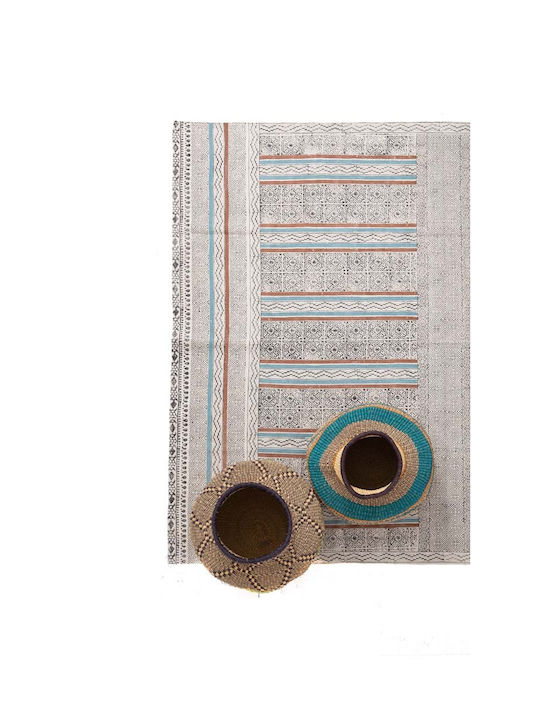 Royal Carpet Kilim Lotus 421 Χαλί Ορθογώνιο Βαμβακερό Γκρι 100x160cm