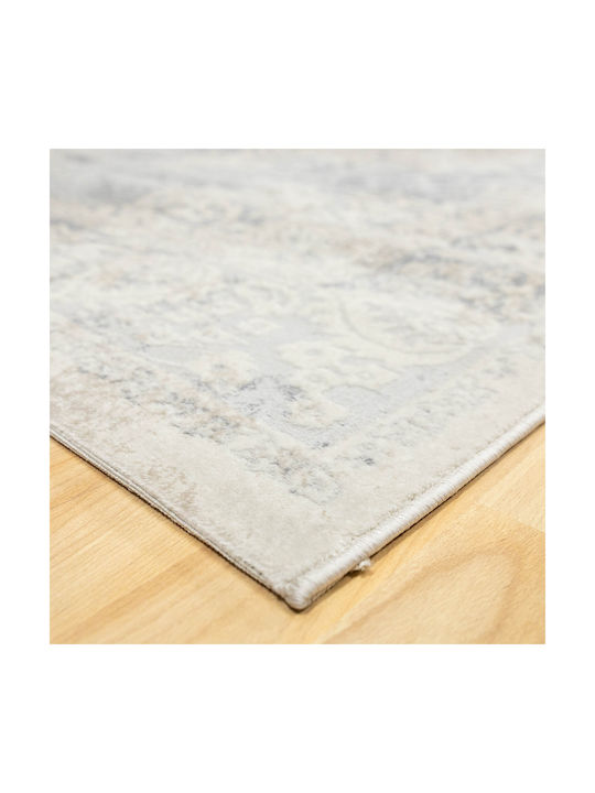 Ezzo Venice 9198ACD Teppich Rechteckig Synthetisch,Polyester/Cotton/Leather Grey