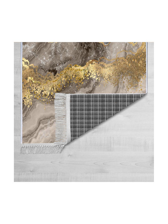 Conceptum Hypnose Conceptum Hypnose Rug Rectangular with Fringes Grey-gold
