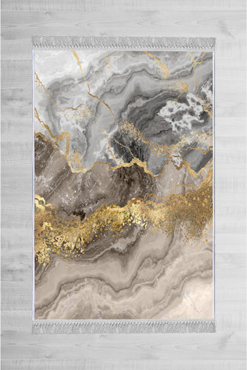 Conceptum Hypnose Conceptum Hypnose Rug Rectangular with Fringes Grey-gold