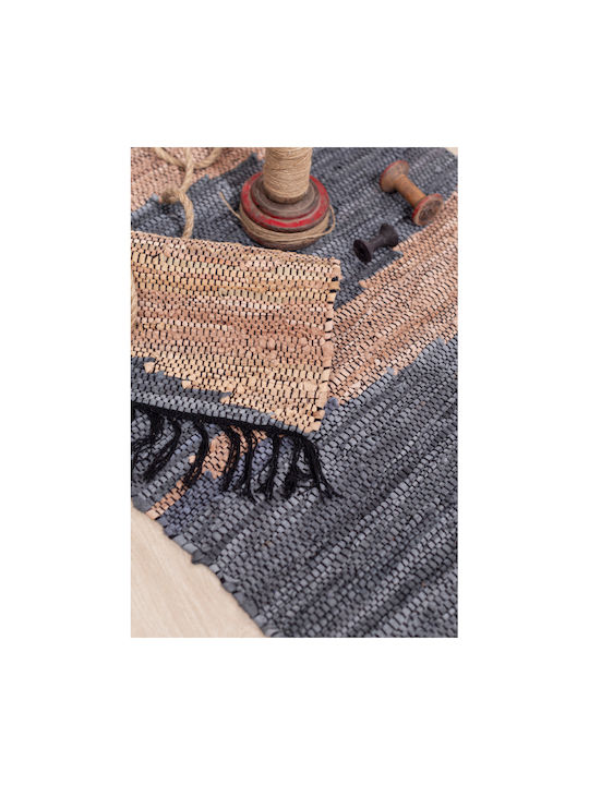 InTheBox Fume Rug Rectangular Summer Leather Gray
