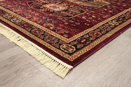 Newplan Persia 6057 Rug Rectangular with Fringes Burgundy