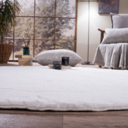 Teoran Floor Rutschfest Teppich Rund Synthetisch,Polyester/Cotton/Leather 01 Rotunda