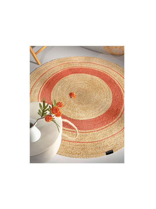 Guy Laroche Grande Rug Round Summer Coral