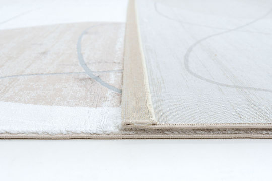Ezzo Asti D149ah9 Teppich Kamin Rechteckig Synthetisch,Polyester/Cotton/Leather Cream