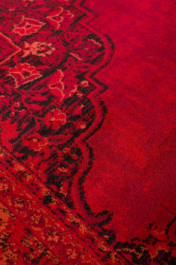 Viokarpet Mauri 02278 Synthetisch,Polyester/Cotton/Leather Burgundy