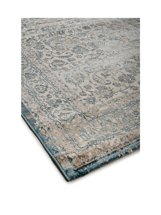 Biokarpet Gossip 8504a White Blue-140x200