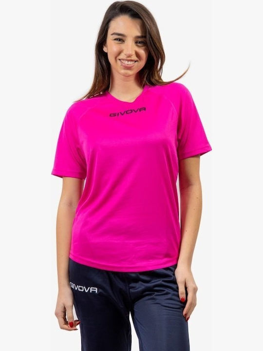 Givova One T-shirt Φούξια Givova One T-shirt Φούξια