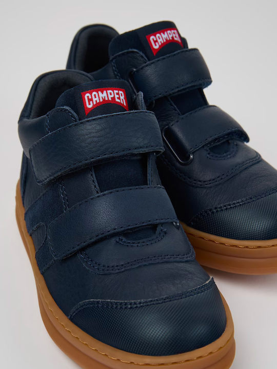 Runner Kids Sneakers with Scratch Blue