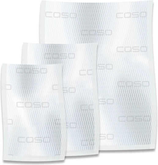 Set 100 Professional Embossed Vacuum Bags 3 Sizes Caso Germany 01233