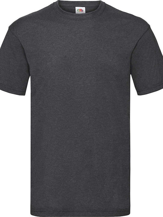 Fruit of the Loom Valueweight T Men's Short Sleeve Promotional T-Shirt Dark Heather Grey