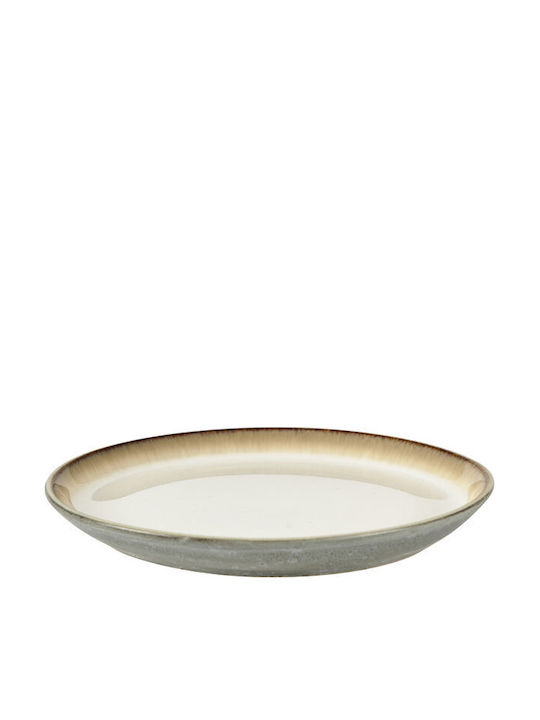 Bitz Farfurie Deșert Ceramică Gri cu Diametru 17cm