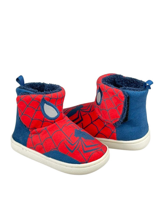 Kinderhausschuhe Stiefel Blau