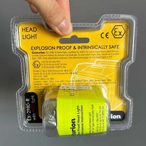 Centurion Explosive Челник LED IP67 с Максимална Яркост 130лм EX-2980