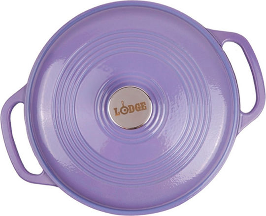 Lodge Βαθιά Κατσαρόλα από Μαντέμι 5.68lt / 34cm