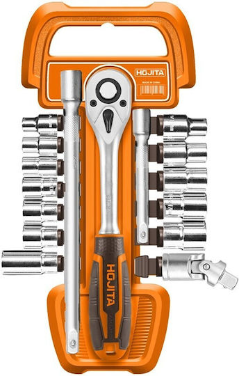 Hojita Ratschen- & Steckschlüssel-Sets 1\2" 17Stück