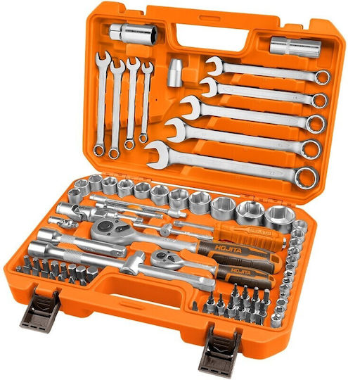 Hojita Ratschen- & Steckschlüssel-Sets 1\2" & 1\4" 82Stück