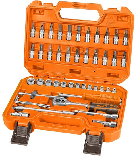 Hojita Ratschen- & Steckschlüssel-Sets 1\4" 46Stück