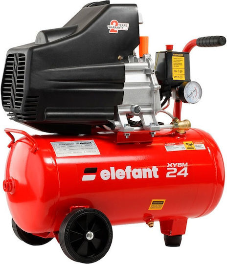 Elefant Compresor de aer cu Rezervor de aer 24lt 12209