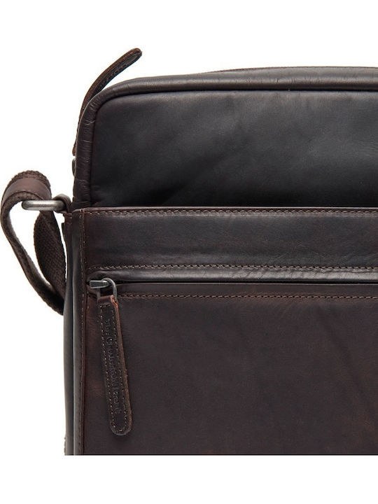Leather Men's Shoulder / Crossbody Bag Brown