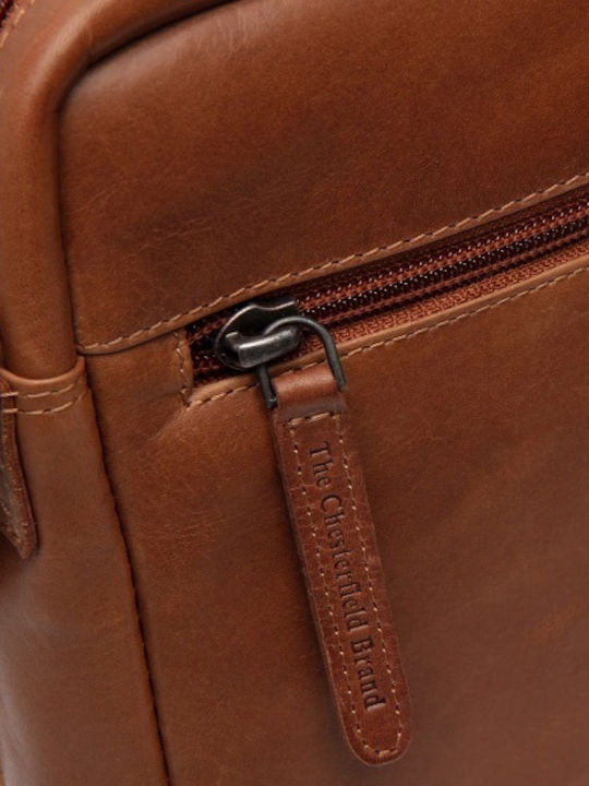 Brand Leather Men's Bag Shoulder / Crossbody Tabac Brown